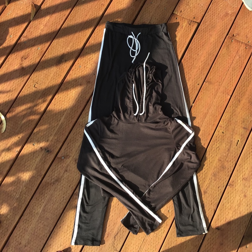 Fashion Nova  Cropped Hoody and Pants
